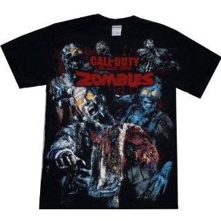  Call of Duty Black Ops Zombies Mens T Shirt Clothing