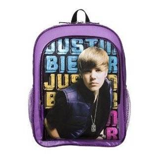 Justin Bieber My World Backpack: Home & Kitchen