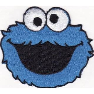   Street Cartoon Patch   4 Cute Baby Cookie Monster: Office Products