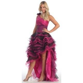  Strapless Printed Prom Dress Long Gown #2766: Clothing