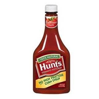 Hunts 100% Natural No High Fructose Corn Syrup Tomato Ketchup