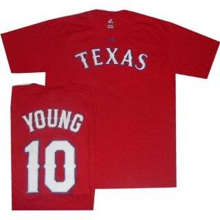  Texas Rangers Adrian Beltre Name and Number Red T Shirt 