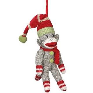  Sock Monkey Christmas Ornament Bearington Collection Toys 