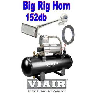 Monster BIG RIG Rectangle 24 Trumpet 152db Air Horn & VIAIR 275c 