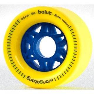  Orangatang Balut 72.5mm 86a Wheel 4 Pack   Yellow: Sports 
