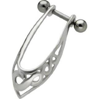  925 Sterling Silver Tribal Cartilage Helix Earring Dangle 