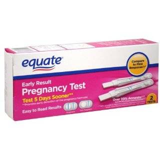 Equate   Early Result Pregnancy Test, 2 Tests (Compare to First 