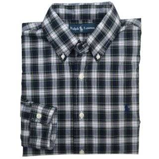  Polo Ralph Lauren Classic Fit Navy/green Plaid: Clothing