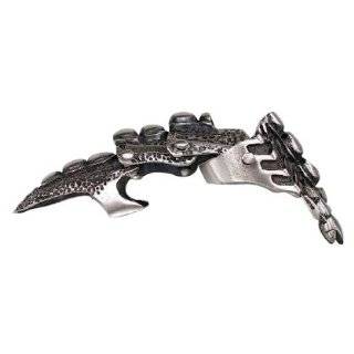 Scorpion Bug Claw Pewter Finger Armor Ring Spike