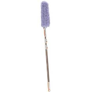   Orange/White One Size Microfiber Head Duster with Collapsible Handle
