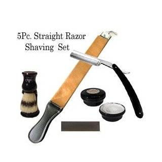    5 Pc Straight Razor Shaving Set / Kit