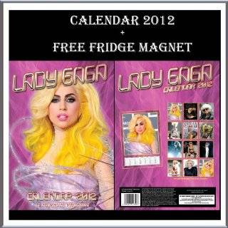   LADY GAGA CALENDAR 2012 + FREE LADY GAGA FRIDGE MAGNET BY DREAM Books