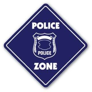 POLICE ZONE   Sign   signs law enforcement cop k9 gift