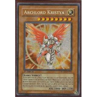  YuGiOh Stardust Overdrive   Archlord Kristya Secret Rare 