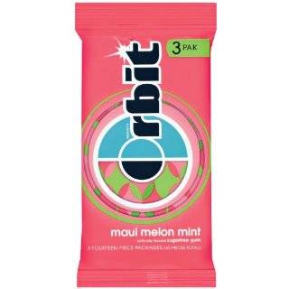 Orbit Maui Melon Mint Gum   Total 168 Grocery & Gourmet Food