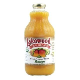 Lakewood Organic Mango Juice   Package Contains SIX 32oz Bottles 