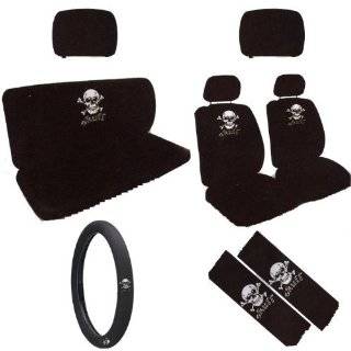  Set of 2 Universal Fit High Back Front Bucket Seat Cover 