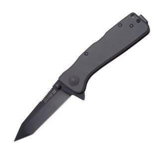 SOG Specialty Knives & Tools TWI 211 Twitch XL Tanto, Black Handle and 