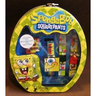 Spongebob SquarePants LCD Watch with Interchangeable Tops and Straps w 