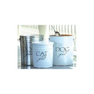 Dog Food Storage Can Color White (As Shown), Size Large