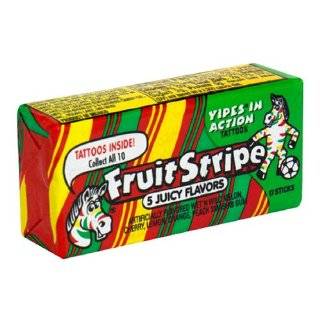 Fruit Stripe Chewing Gum 12ct Grocery & Gourmet Food
