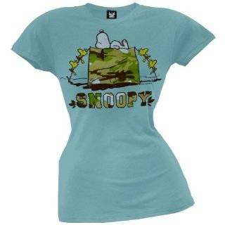  Peanuts Words in Snoopy Black Juniors T shirt Tee 