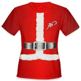  Santa Claus Christmas Costume T Shirt #B138: Clothing