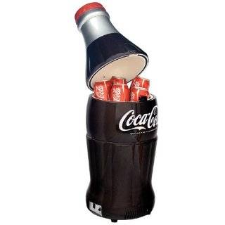 Koolatron BC10 G Coca Cola 15 Can Capacity Bottle Shaped Fridge