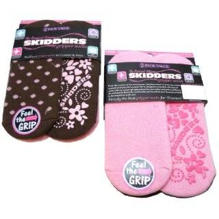   Skidders Womens Gripper Socks   Pink/Mini White Polka Dots Clothing