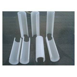   Snap Clamp White 1 Inch x 4 Inches Wide for 1 Inch PVC Pipe 10 per Bag