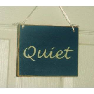 SHHH Shabby Chic Rustic CUSTOM Wood Sign for Spa Baby Nursery Quiet 