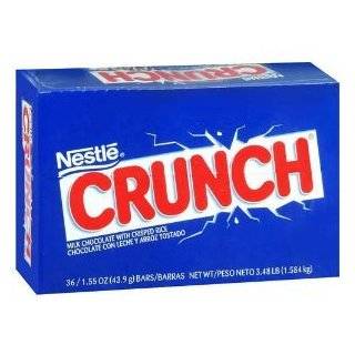 Nestle Crunch Chocolate Bar 1.5 oz (Pack of 36)  Grocery 