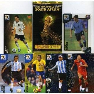 Extremely Rare 2010 Panini FIFA World Cup PREMIUM Foil Pack 6 Cards 