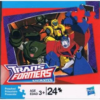 Transformers Animated 24 Piece Jigsaw Puzzle (Measures 10 X 13 