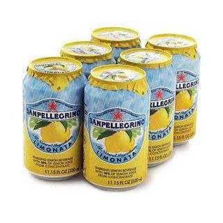 San Pellegrino Sparkling Beverage, Limonata, 11.15 Ounce Cans (Pack of 