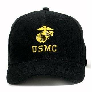    USMC MARINE CORPS HAT CAP DUAL FLAG RAID CAPS 