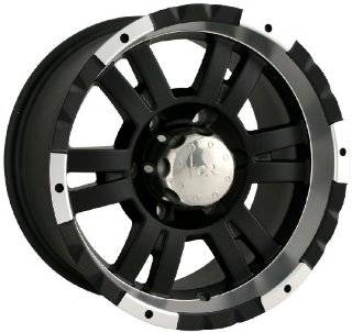 Ion Alloy 182 Matte Black Machined Wheel (16x8)