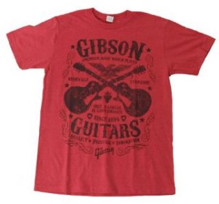Gibson Guitar Heritage T shirt Am. Made World Played S