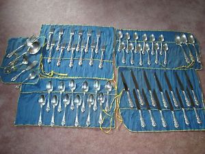 Wallace Sterling Silver Flatware Set REDUCED