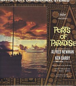 Ports of Paradise Alfred Newman Ken Darby Vinyl 33 LP Record EX Stereo 1960