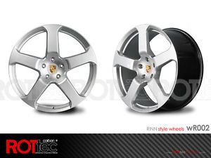 Rottec 22" Wheels Porsche Rinn Style Rims Cayenne VW Touareg Audi Q7 Silver
