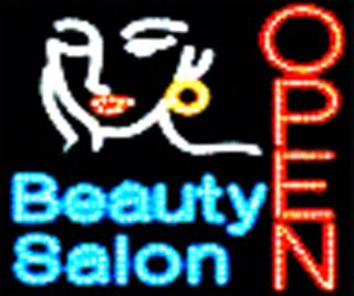 Ultra Bright LED Neon Light Hair Cut Beauty Salon Open Business Sign B61