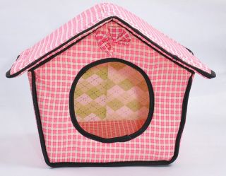Hot Soft Pet Dog Cat Bed House Kennel Doggy Warm Cushion Basket 6 Style Size M