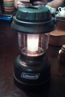 Coleman Battery Operated Lantern Green Night Camping Light