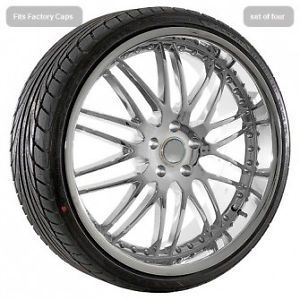 22" inch Chrome Deep Dish Wheels Rims Tires Fit BMW 6 7 Series 645 M6 745 750