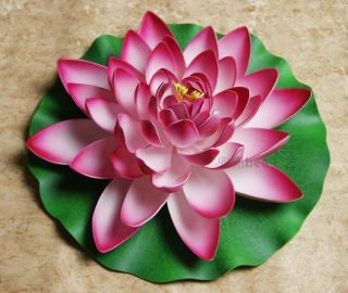 1pc Lotus Flowers Water Lily Fish Ponds Pond Placed Choose 1 Fake Artificial