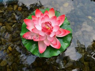 1pc Lotus Flowers Water Lily Fish Ponds Pond Placed Choose 1 Fake Artificial