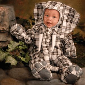 Elephant Plaid 12 18 Months Halloween Costume Infant Baby Valerie Tabor Smith