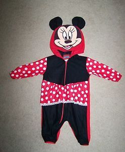 Disney Mickey for Kids Baby Girls Minnie Mouse Costume Romper Hoodie 9 Months