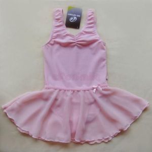 Girls Kids Gymnastics Dance Dress Skate Skirt 2 14 Y Ballet Leotard Pink Costume